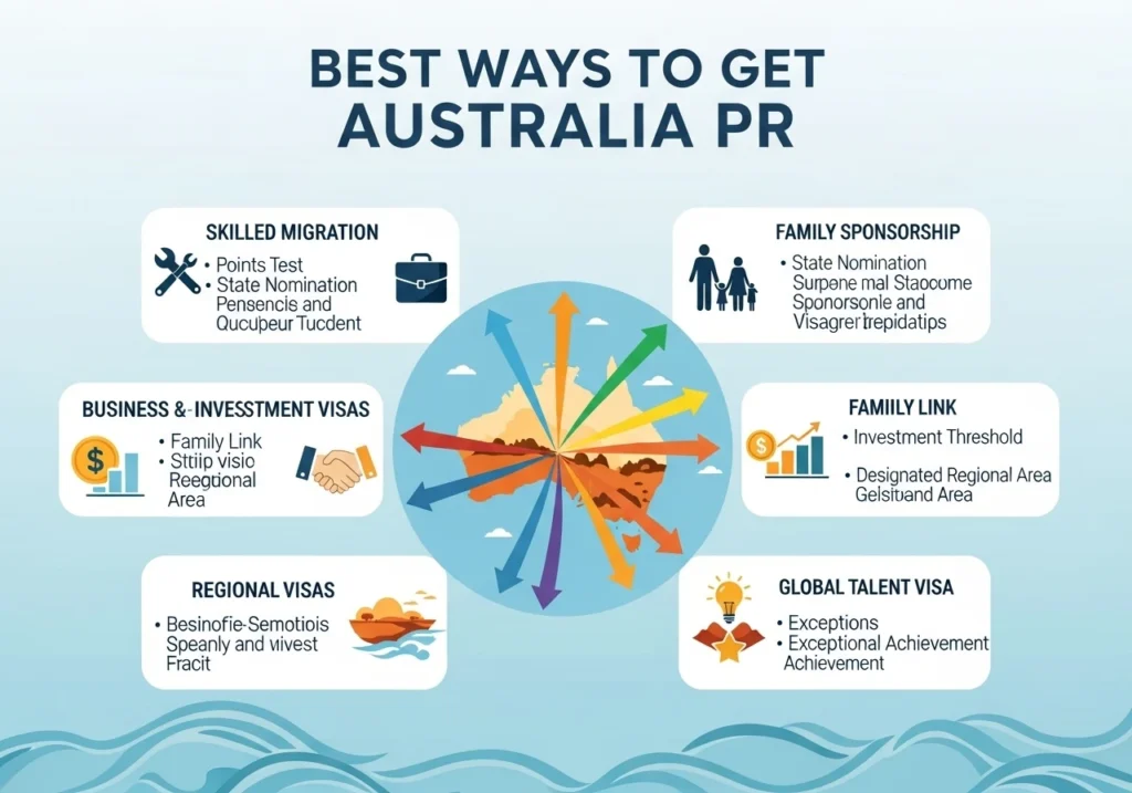best way to get Australia PR